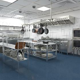 3D Commercial Kitchen